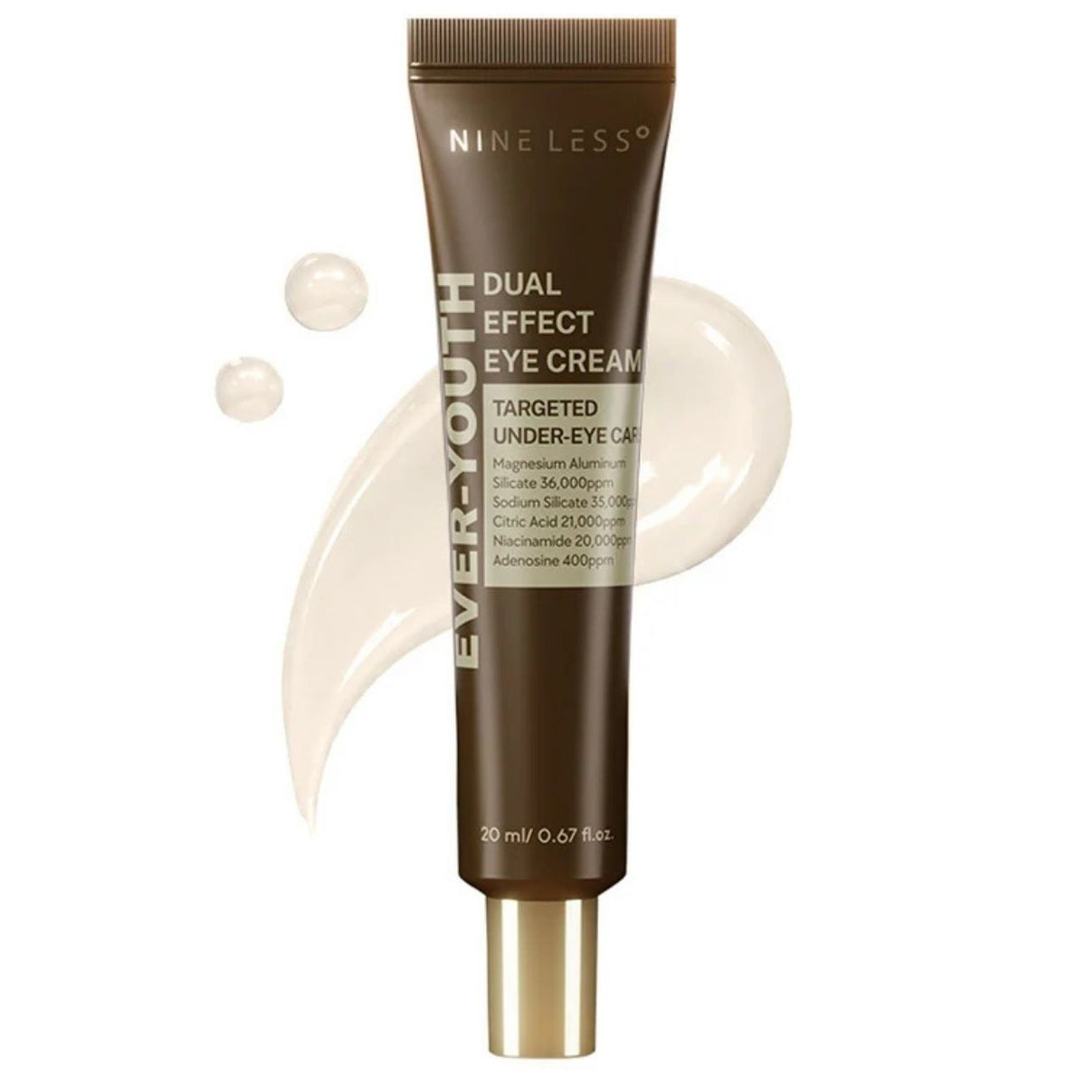 Nine Less Ever-Youth Dual Effect Augencreme - 20 ml