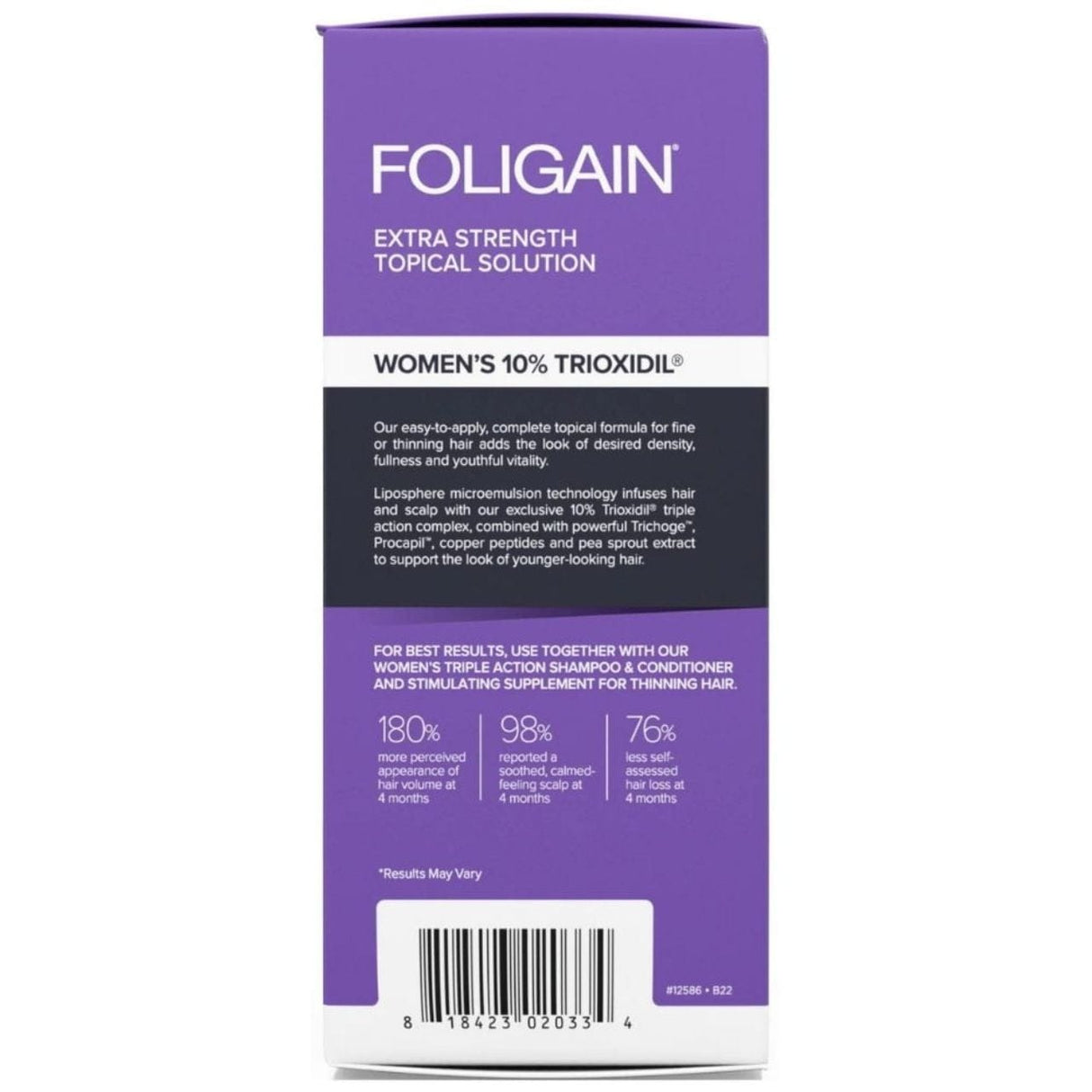 Foligain Triple Action Complete Formula For Thinning Hair For Women - 59 ml