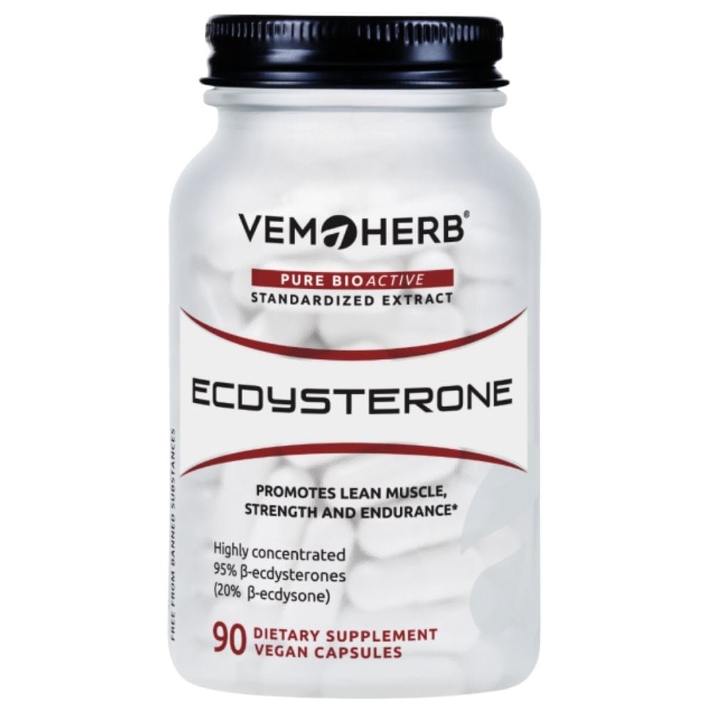 Hepatica VemoHerb Ecdysterone (95% Beta-Ecdysterone) - 90 Capsules