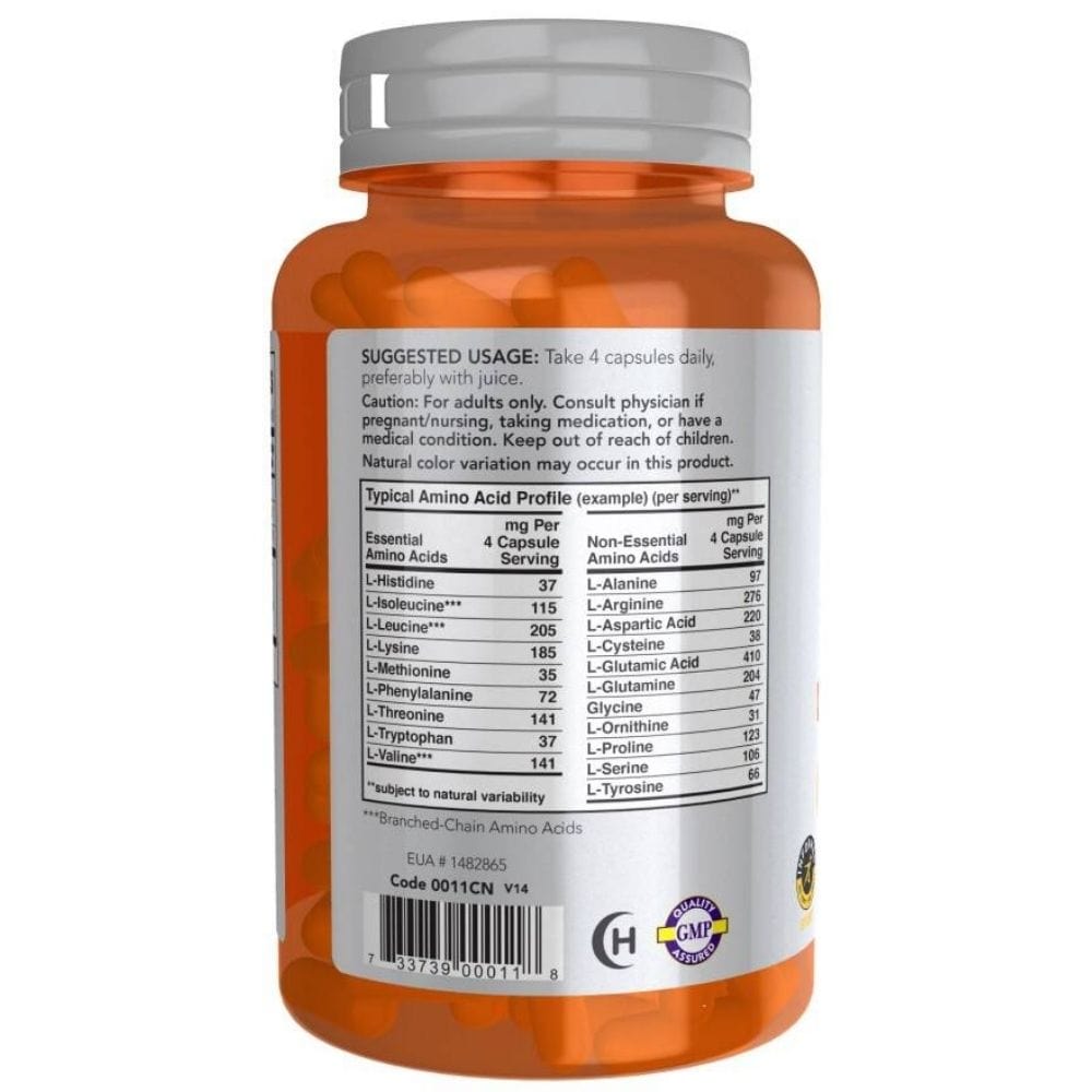 Now Foods Amino Acid Complete - 120 Capsules