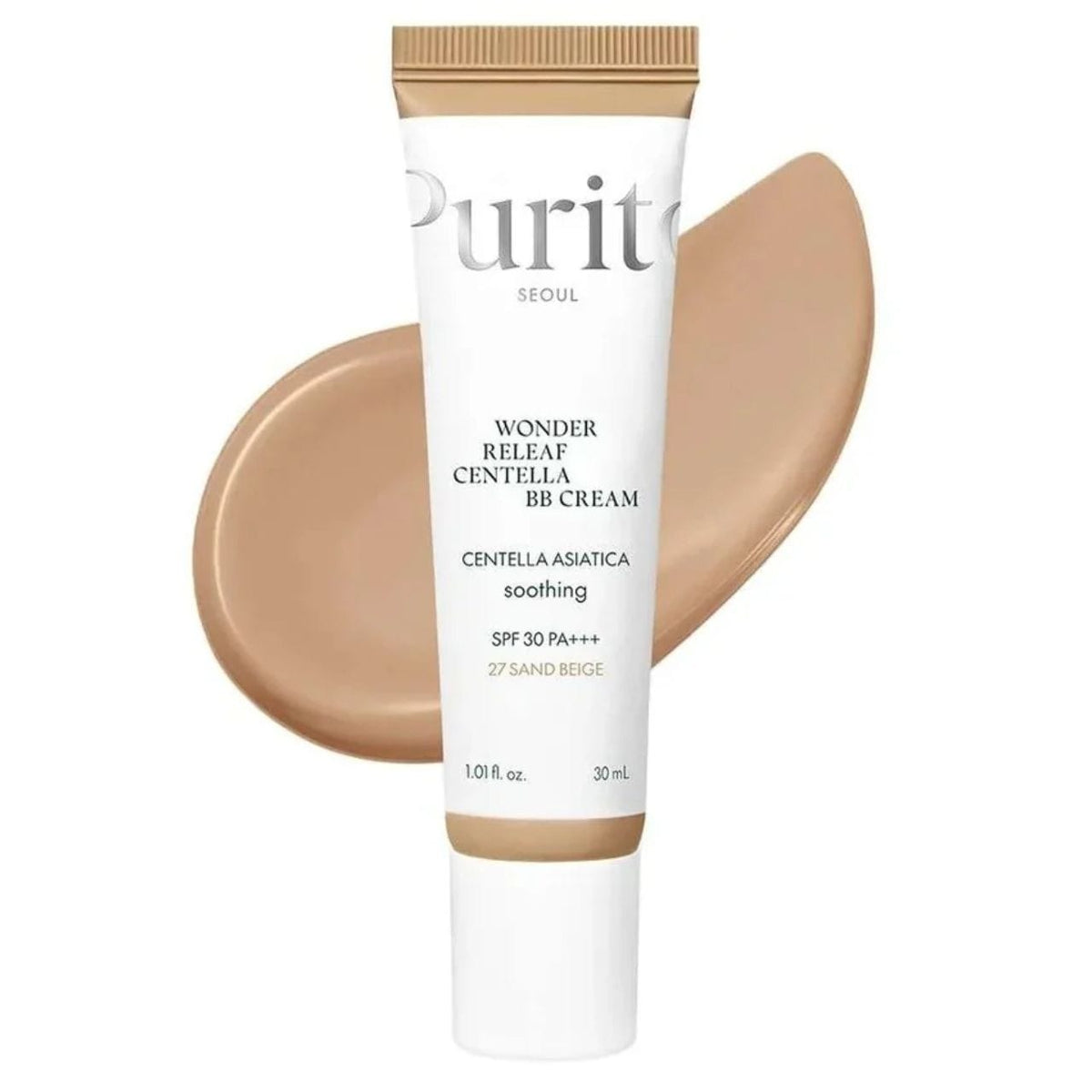 Purito Seoul Wonder Releaf Centella Natural Fit Unscented BB Cream with SPF30 - 30 ml 27 Sand Beige