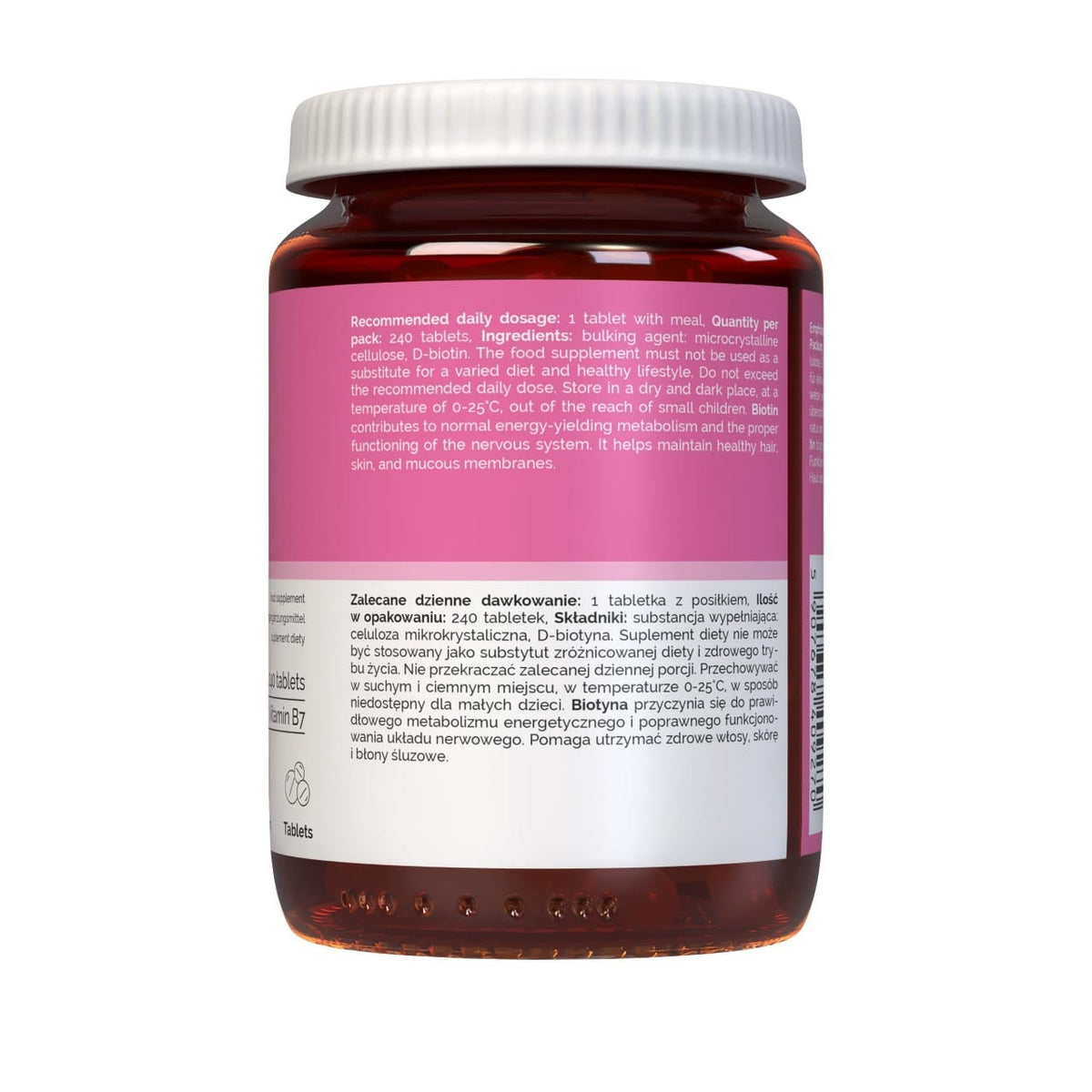 Vitaler's Biotin 2500 mcg - 240 Tablets