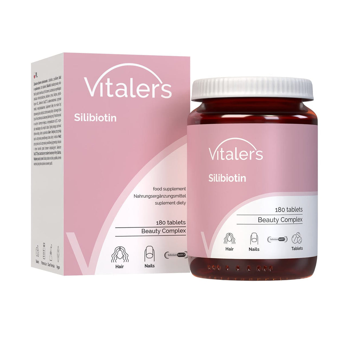 Vitaler's Silibiotin - Hair, Skin, Nails - 180 Tablets