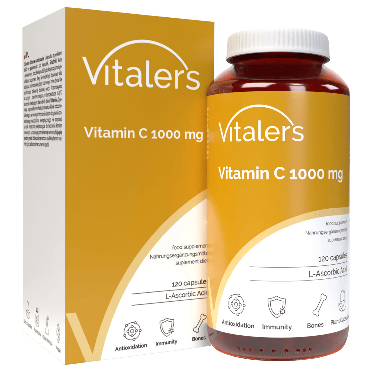 Vitaler's Vitamin C 1000 mg - 120 Capsules