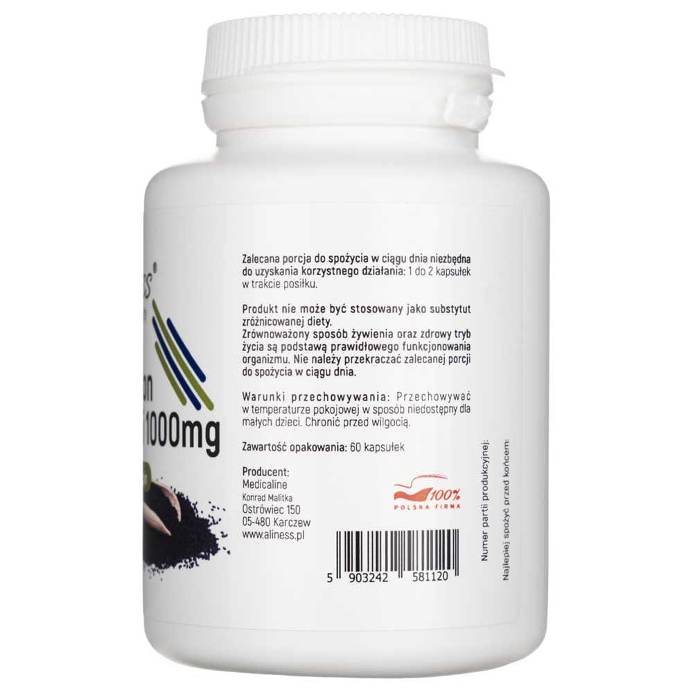 Aliness Black Cumin Seed Oil 2% 1000 mg - 60 Capsules