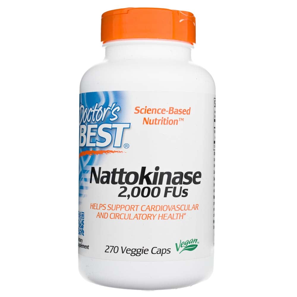 Doctor's Best Nattokinase 2,000 FUs - 270 Veg Capsules