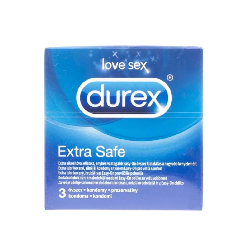 Durex Extra Safe Kondome 12 Stck, Mit Extra Gleitmittel & Strkerer Dicke Fr Mehr Sicherheit Durex Extra Safe Kondome 12 Stck, Mit Extra Gleitmittel & Strkerer Dicke Fr Mehr Sicherheit