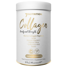 7Nutrition Fish Collagen 5000 mg, Raspberry-Strawberry-Cherry - 315 g