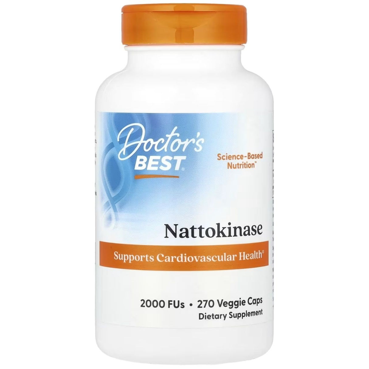 Doctor's Best Nattokinase, 2000 FU - 270 pflanzliche Kapseln