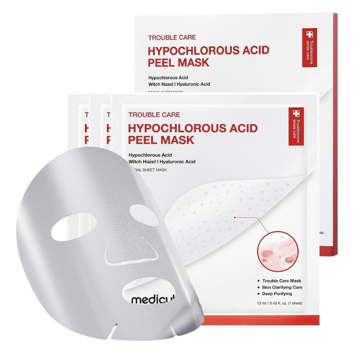 Medicube Hypochlorous Acid Peel Mask - 3 Stück