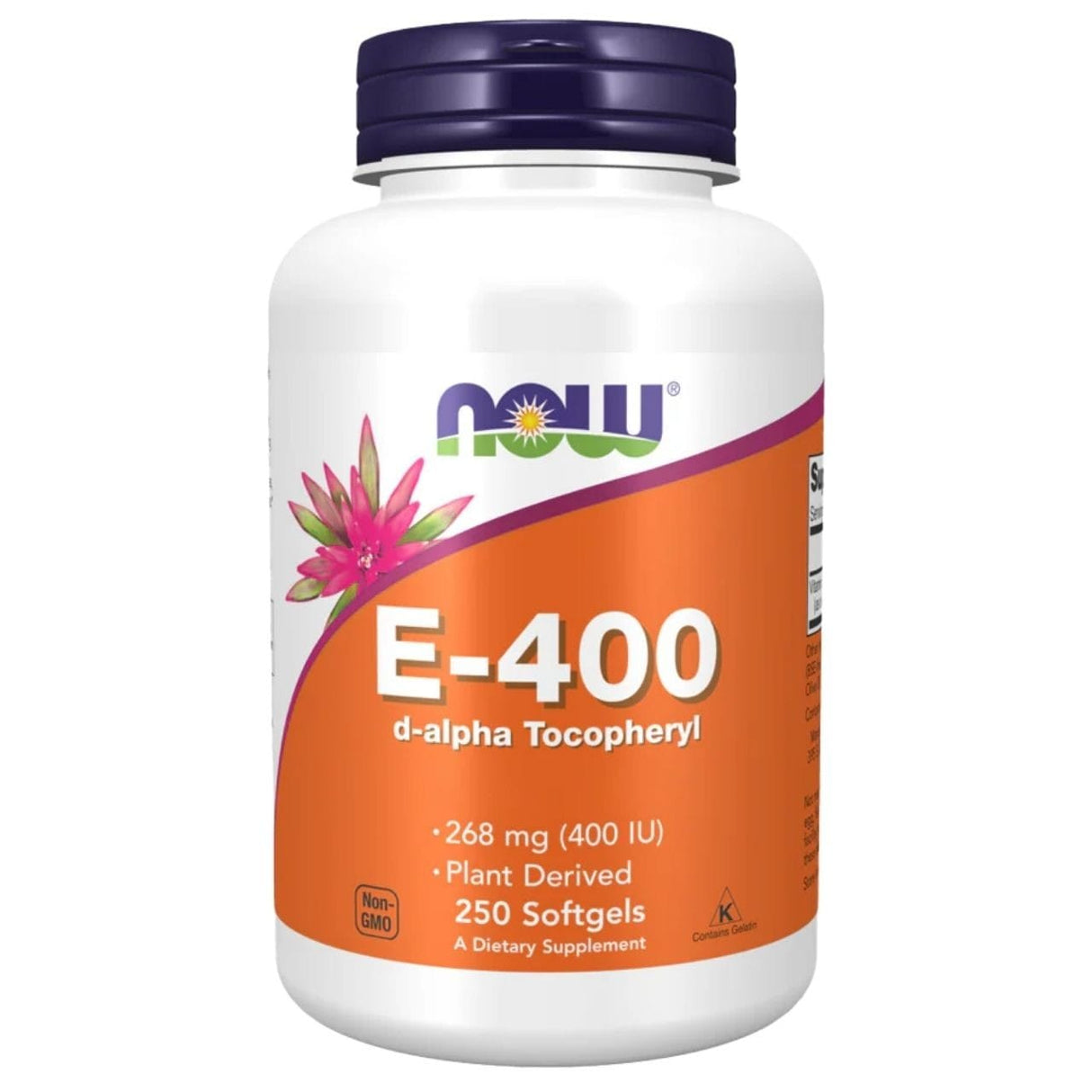 Now Foods Vitamin E 400 IE Natürlich - 250 Kapseln