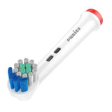 Puries Boost elektrische Zahnbürstenköpfe für Oral-B – 4 Stück