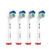 Puries Boost elektrische Zahnbürstenköpfe für Oral-B – 4 Stück