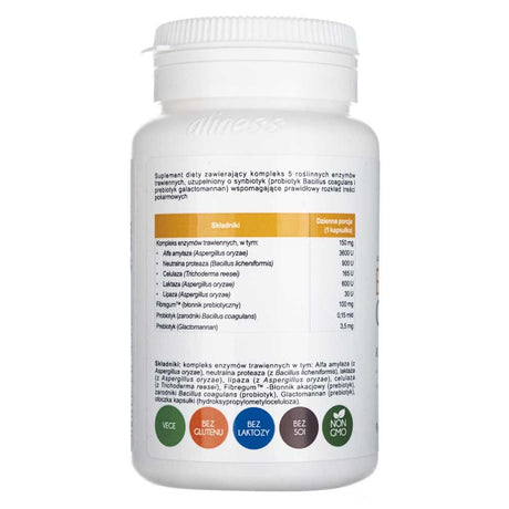 Aliness Enzyme Complex PRO - 90 Veg Capsules