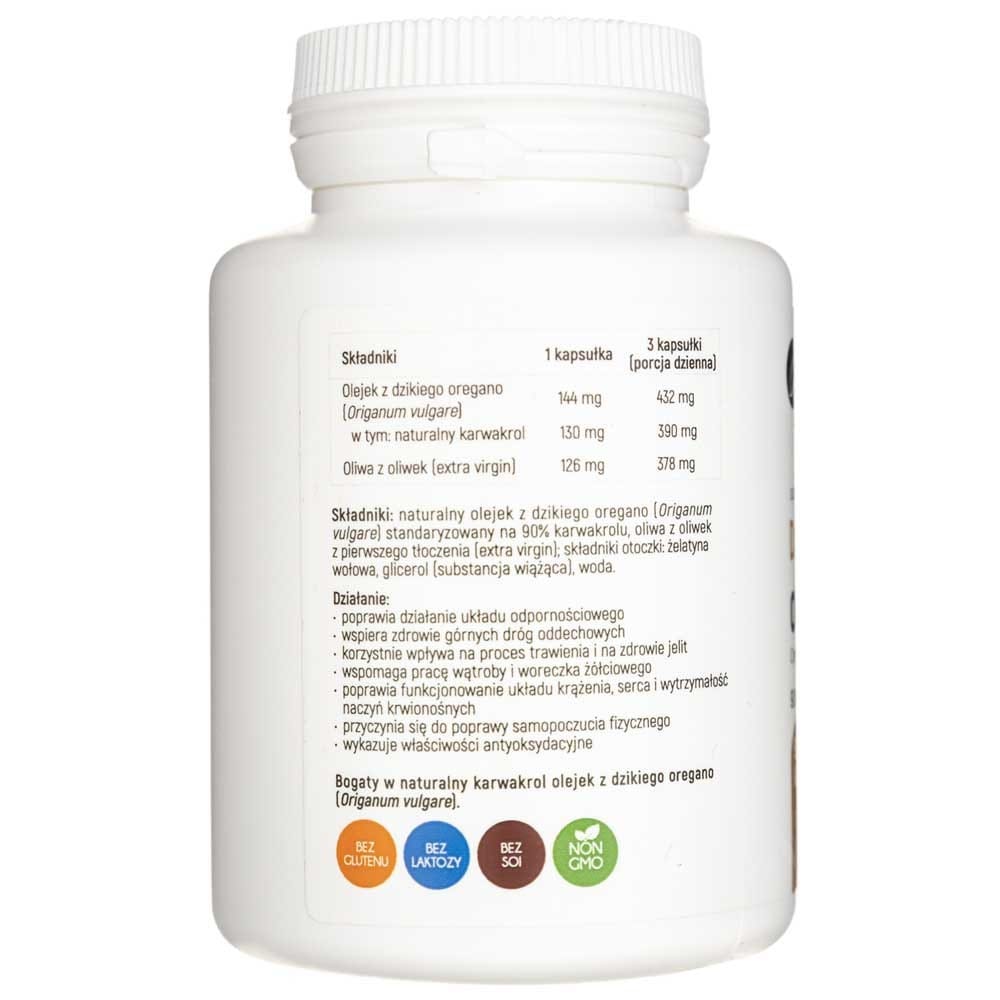 Aliness Wild Oregano Oil STRONG 100% - 90 Capsules