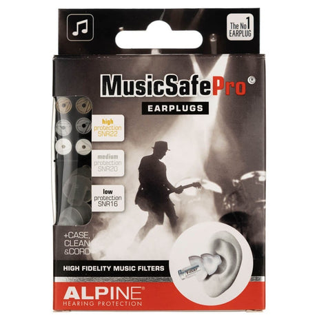 Alpine MusicSafe PRO Earplugs for Musicians - Transparent