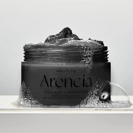 Arencia Fresh Cloud Body & Scalp Scrub, Yuzu - 260 g