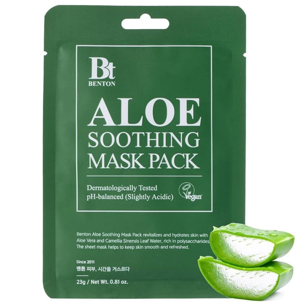 Benton Aloe Soothing Mask Pack - 10 Sheets