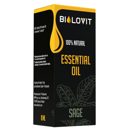 Bilovit Sage Essential Oil - 10 ml