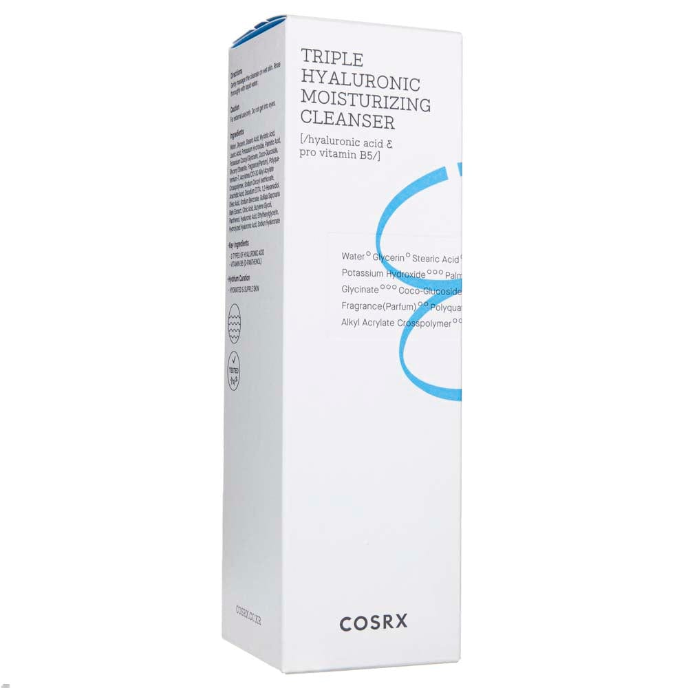 COSRX Hydrium Triple Hyaluronic Moisture Cleanser - 150 ml