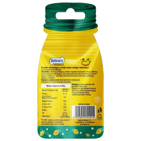Dosfarm Refreshing Dragees with Vitamin C, Mango and Mint - 16 g