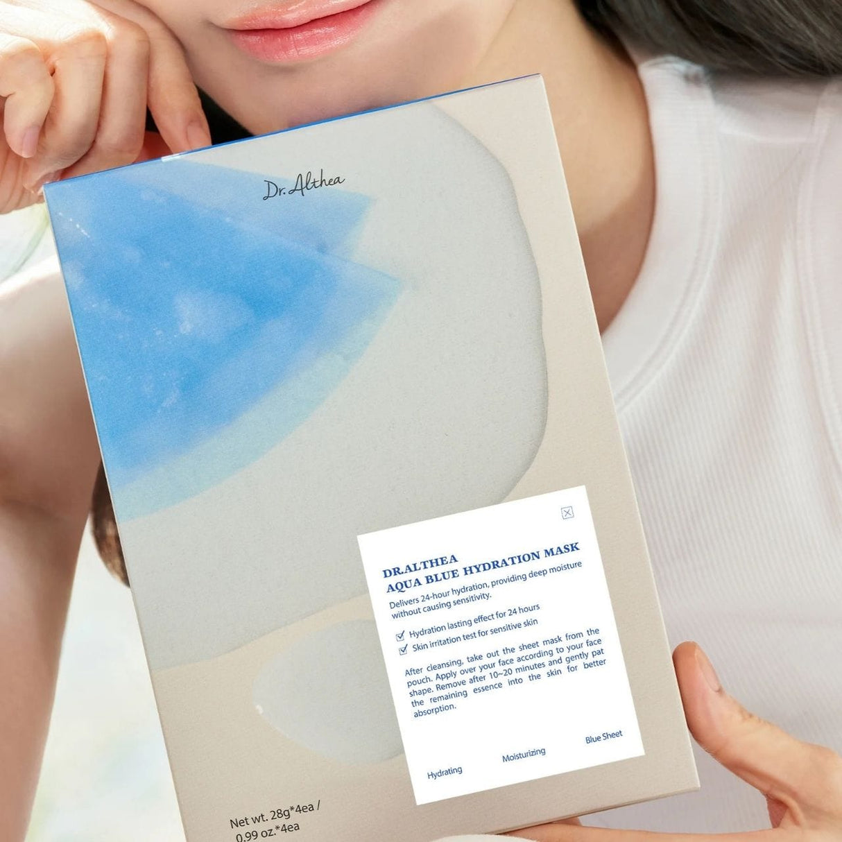Dr. Althea Aqua Blue Hydration Mask - 4 Pieces