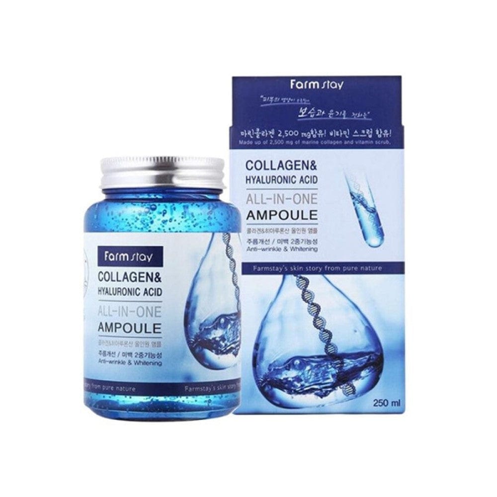 FarmStay Kollagen & Hyaluronsäure All-In-One Ampulle - 250 ml – Medpak
