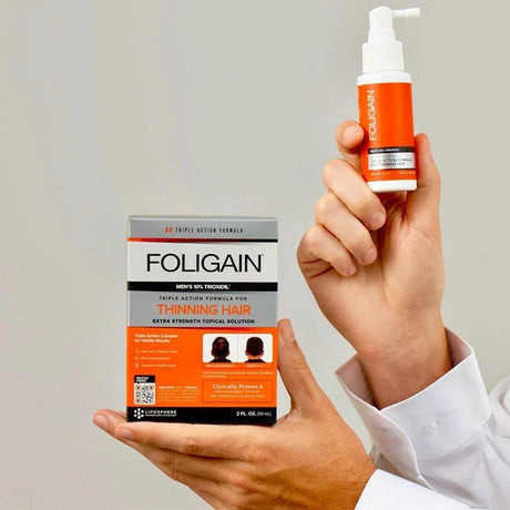 Foligain Man Treatment Trioxidil 10% for Thinning Hair for Men - 59 ml