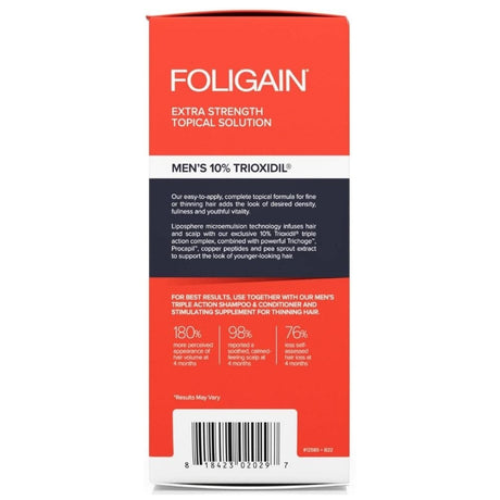 Foligain Man Treatment Trioxidil 10% for Thinning Hair for Men - 59 ml
