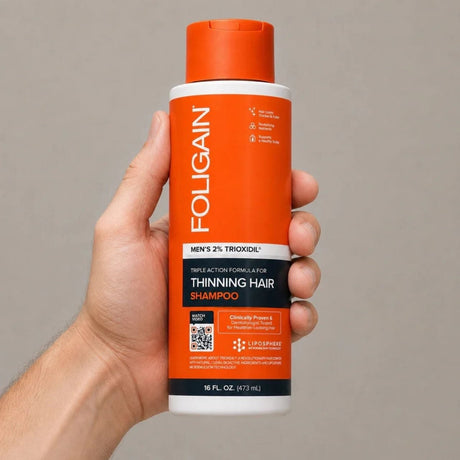 Foligain Triple Action Shampoo for Men - 473 ml