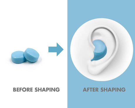 Haspro MOLD 6P Blue Moulded Earplugs - 6 pairs