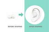 Haspro MOLD 6P White Moulded Earplugs - 6 pairs