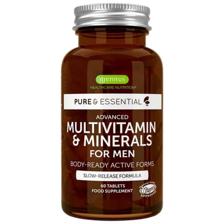 Igennus Multivitamin, Vitamins and Minerals for Men with Lycopene - 60 Tablets