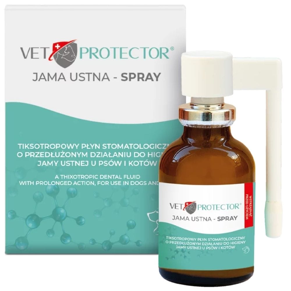 JM Sante Vet Protector Oral Care Spray Mouthwash for Dogs and Cats - 30 ml