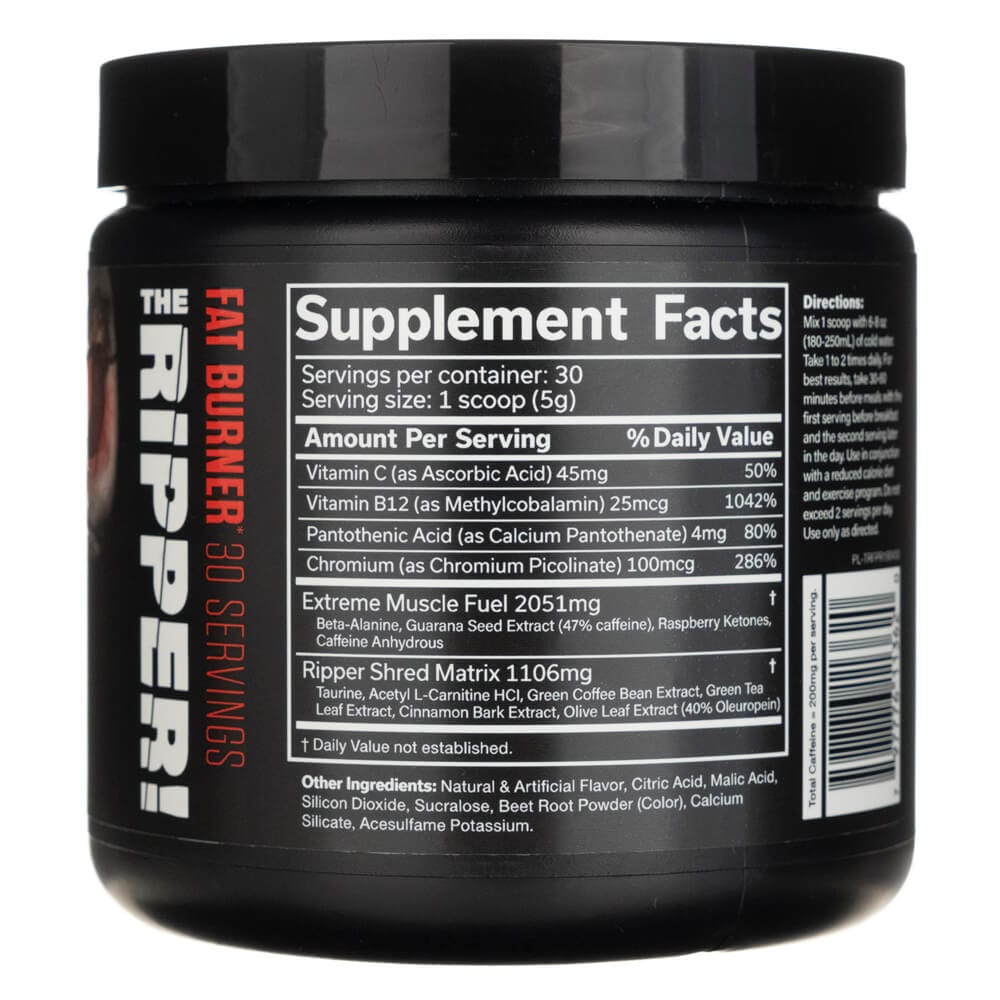 JNX Sports The Ripper! Fat burner, fruit punch - 150 g