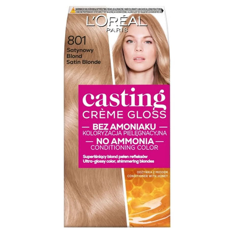 L'Oréal Casting Créme Gloss, 801 Satin Blonde