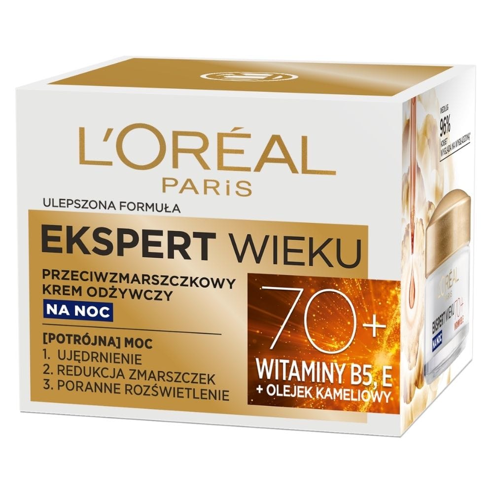 L'Oréal Paris Age Expert 70+ Anti-wrinkle Nourishing Night Cream - 50 ml