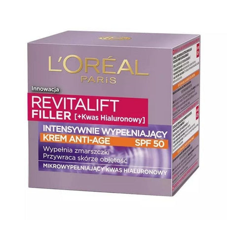 L'Oréal Paris Revitalift Filler Anti-Age Day Cream SPF50 - 50 ml