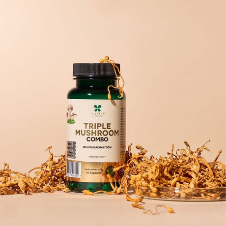 Lanco Nutritions Triple Mushroom Combo - 60 Capsules