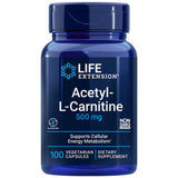 Life Extension Acetyl-L-Carnitine 500 mg - 100 Capsules