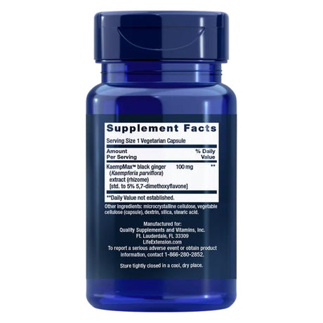 Life Extension Male Vascular Sexual Support - 30 Veg Capsules