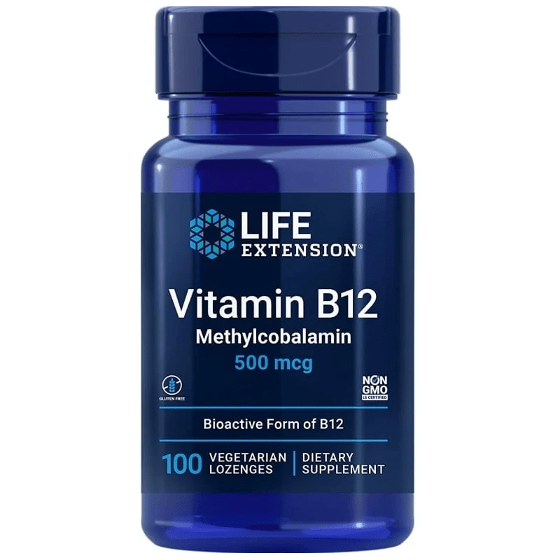 Life Extension Vitamin B12 500 mcg - 60 Lozenges