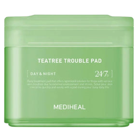 Mediheal Teatree Trouble Toning Face Pads with Tea Tree - 100 Pieces