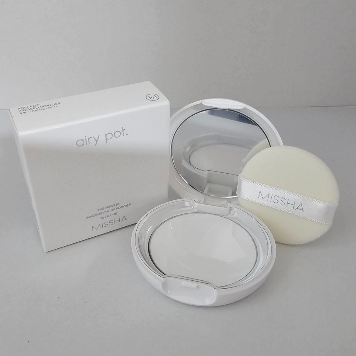 Missha Airy Pressed Powder, Transparent - 5 g
