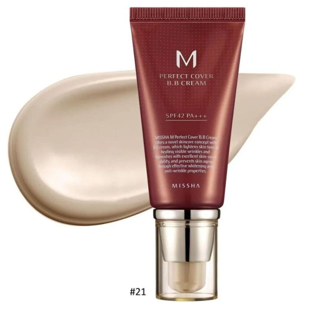 Missha M Perfect Cover B.B Cream NO.21 Light Beige KOR - 50 ml