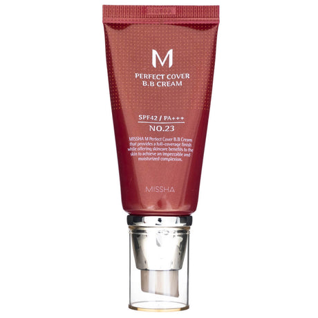 Missha M Perfect Cover B.B Cream SPF 42 PA+++ NO.23 Natural Beige - 50 ml