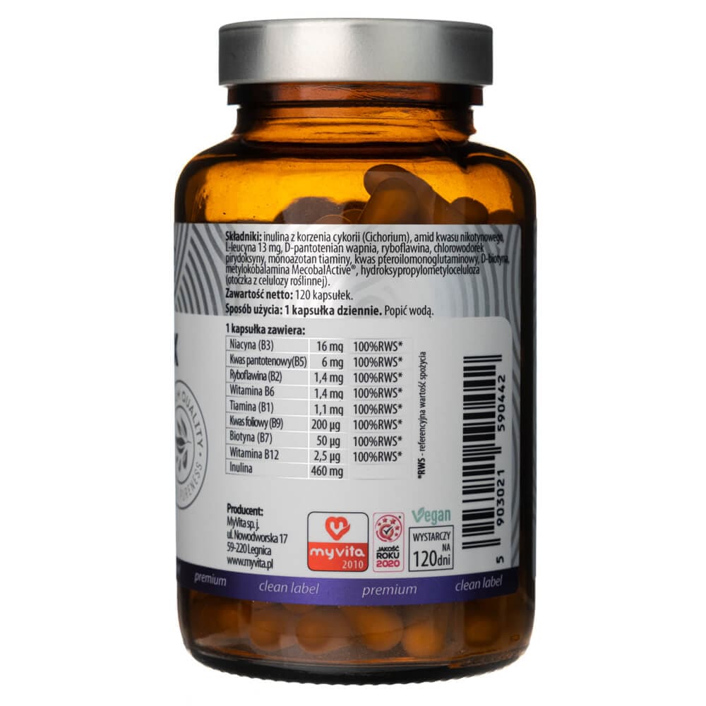 MyVita Vitamin B-Komplex – 120 Kapseln – Medpak