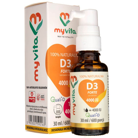 MyVita Vitamin D3 4000 IU Max - 30 ml