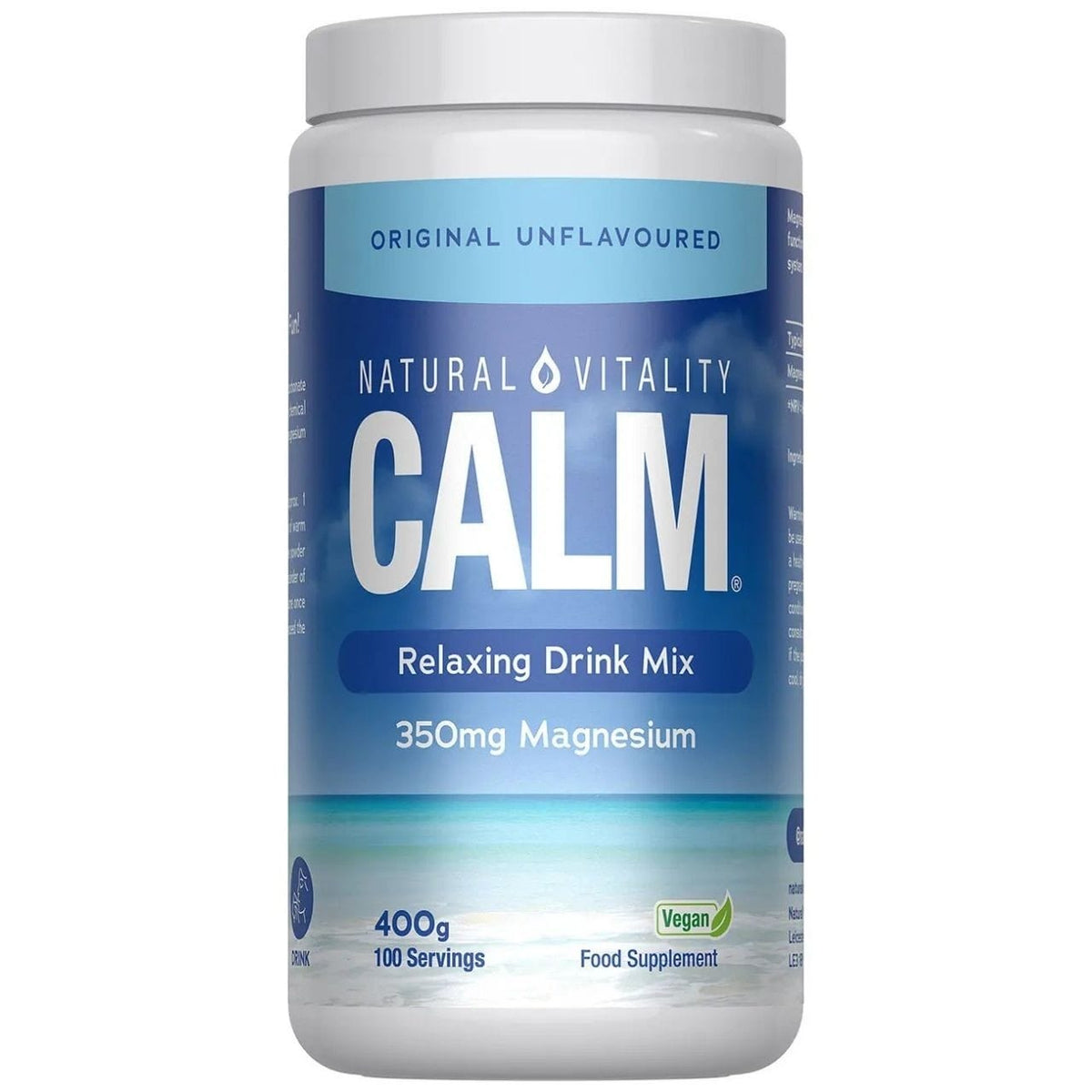 Natural Vitality Calm Relaxing Drink Mix Original, Unflavoured - 400 g