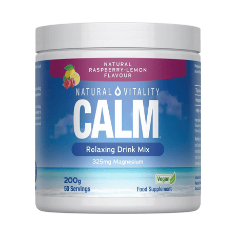 Natural Vitality Calm Relaxing Drink Mix, Raspberry Lemon - 200 g